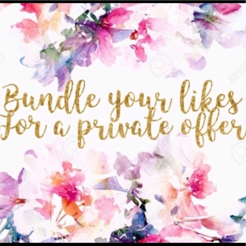 Bundle Your Likes And Send Me An Offer!!!